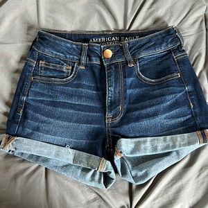 American Eagle Outfitters Hi-Rise Shortie Shorts